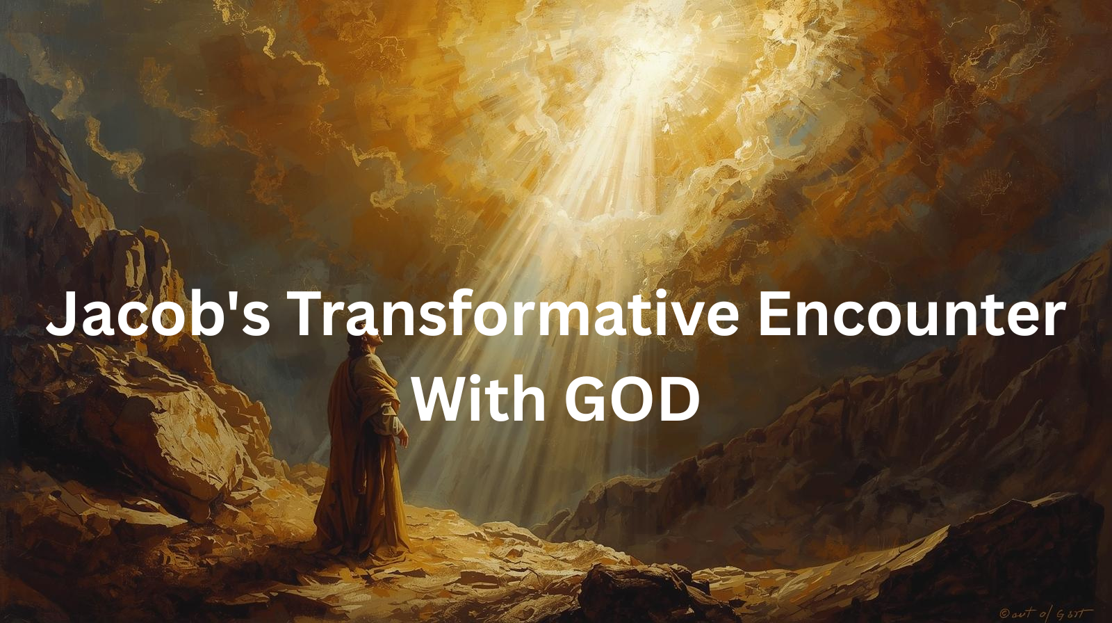 Jacob's encounter with GOD