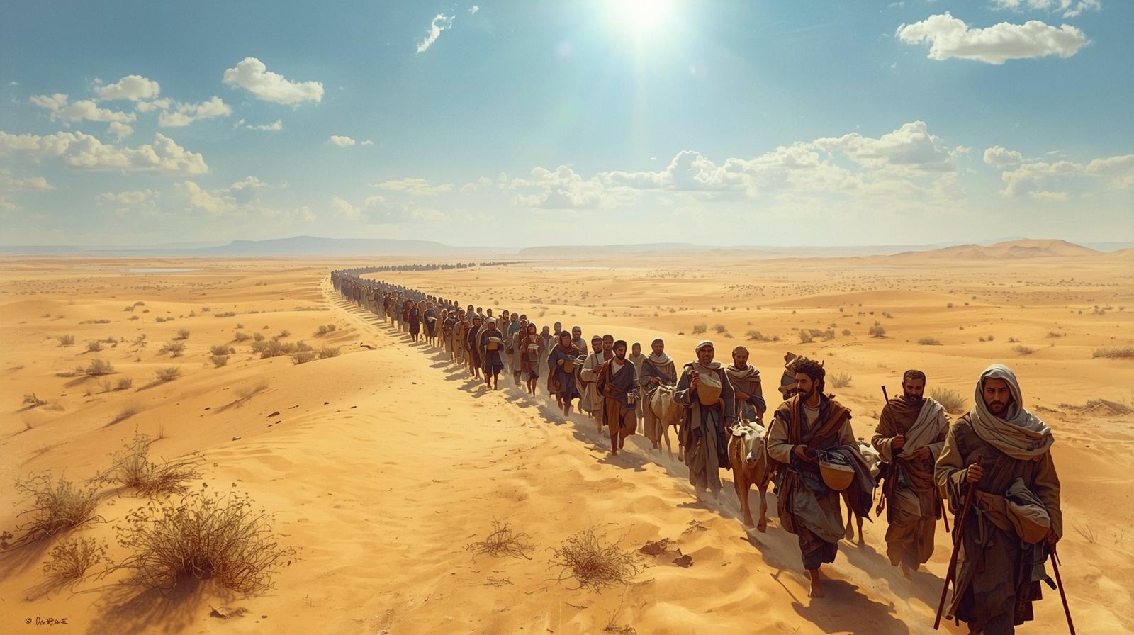 Israelites in the wilderness