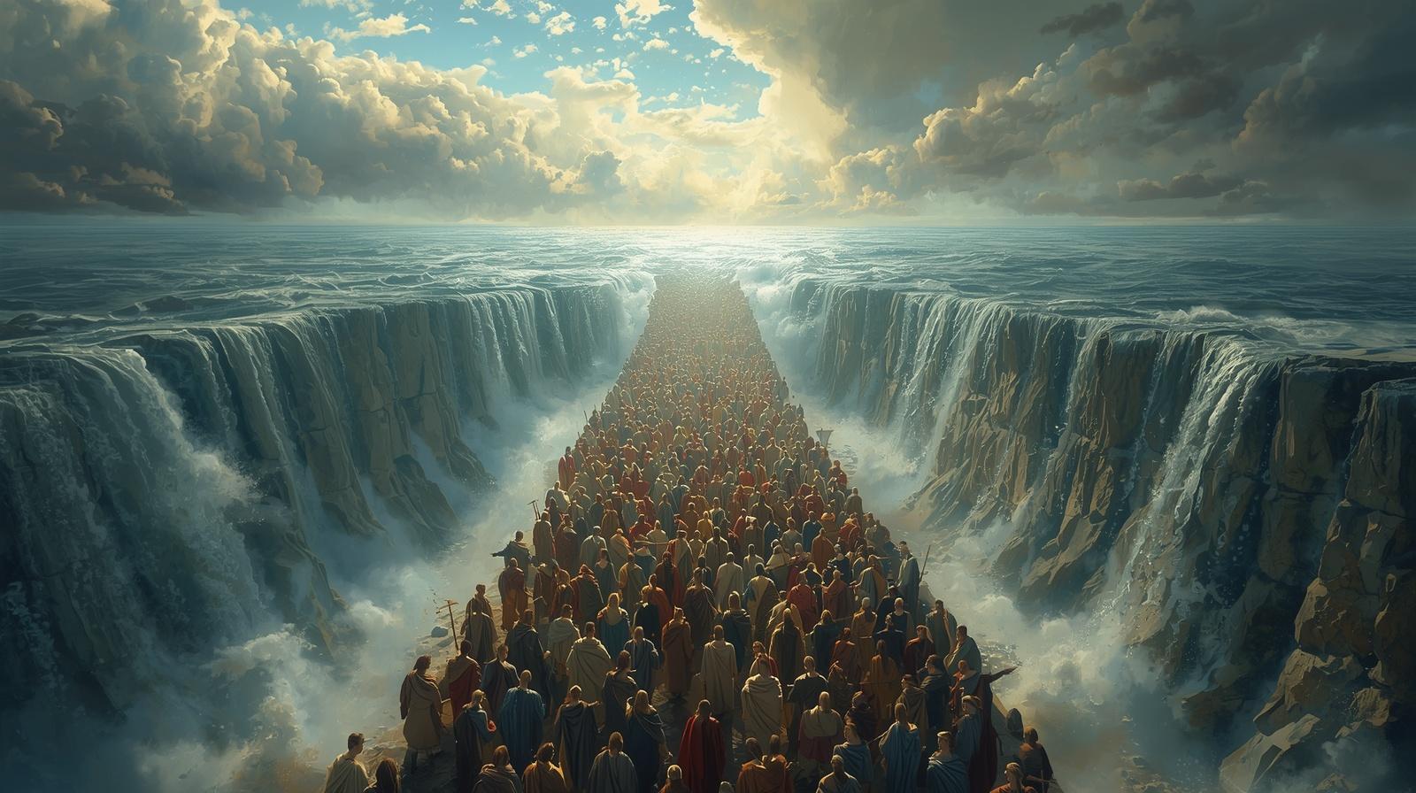 Israelites Crossing the Red Sea