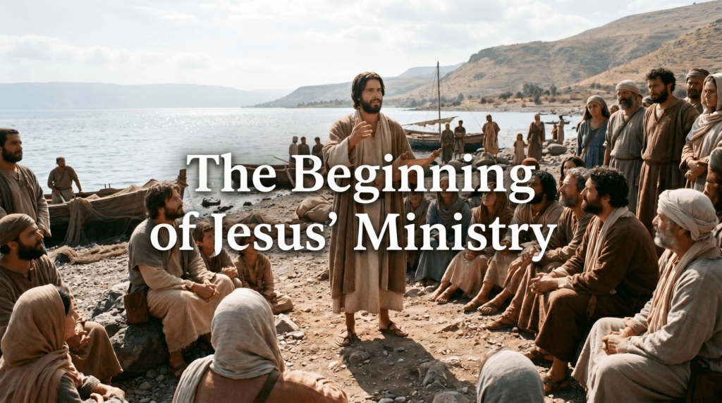 The beginning of Jesus' Ministry