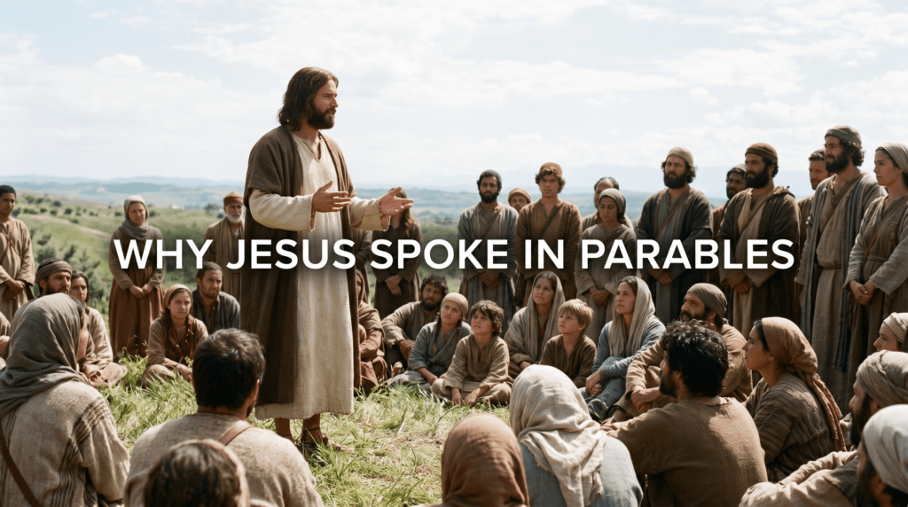 Jesus speaking in parables