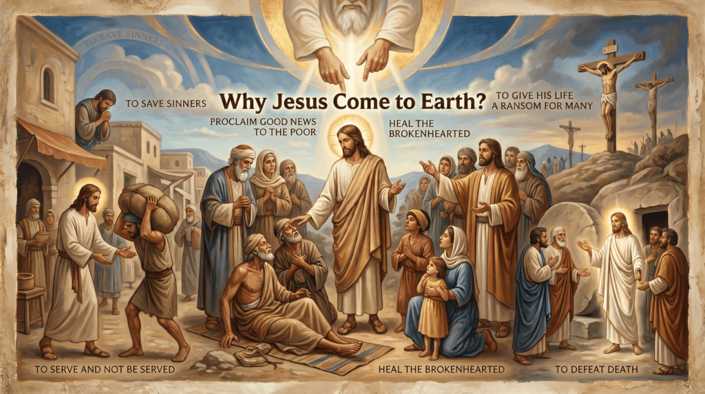 Why Jesus come to Earth