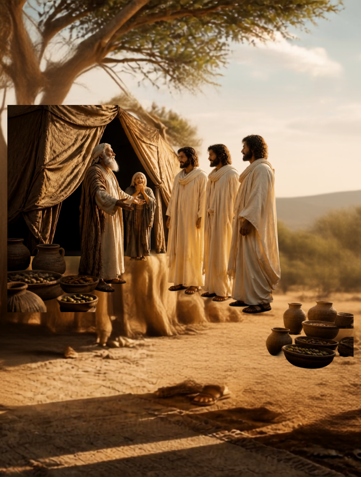 The LORD visits Abraham